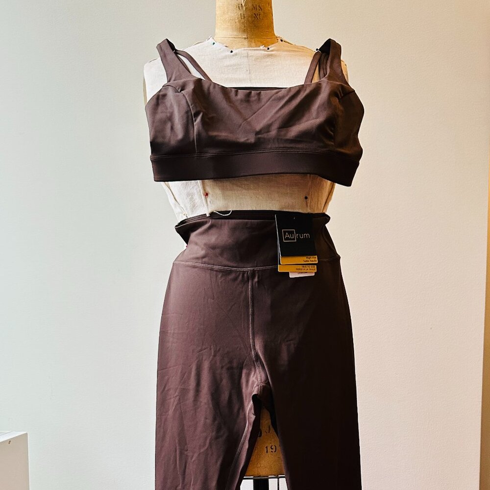 Aurum Brown Sport Bra